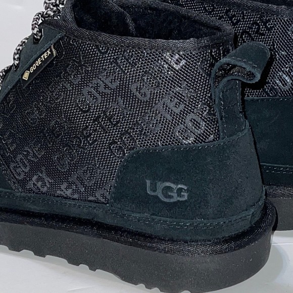 NEW UGG BLACK NEUMEL GORE-TEX WATERPROOF SUEDE ANKLE BOOTS MENS US 7 EUR 40 main image 11